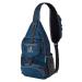 Waterfly breast pocket sling bag small: foldable Mr. Crossbody bodybag crossbag crossover single chest backpack shoulder bag shoulder backpack cross body men travel hiking blue