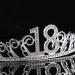 Buy Solustrie Happy Birthday Tiara - Golden & Silver Crystal Headband for 18th Birthday Party Decor - Buy Online on GoSupps.com