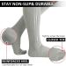 Ailaka Zipper Compression Socks 15-20 mmHg for Women Men Closed Toe Graduated Support Ideal for Running, Travel, Pregnancy Grey, L/XL (1 Pair) - Buy Online on GoSupps.com