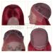 HBINGBING Long Straight Red Lace Front Wig for Women | Natural Look Middle Part Synthetic Hair - Buy Online on GoSupps.com