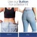 Feedee 8 Sets Jean Buttons Pins - No Sew Jean Buttons for Loose Jeans - Adjustable and Snap Tack Jeans Button Replacement - Buy Online on GoSupps.com