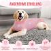 Slowton Dog Recovery Suit - Soft Breathable Anti-Lick Zippered E-Neck Band for Male Dogs After Surgery - Leak Protection & Comfort in Pink - Buy Online on GoSupps.com