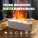 7-Color Flame Diffuser Upgrade - Electric Aromatherapy Essential Oil Diffuser for Home & Office - Waterless Auto-Off - Black - Buy Online on GoSupps.com