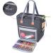 Luxja Small Knitting Tote Bag - Yarn Storage for Projects, Needles, Hooks & Accessories (Gray) - Buy Online on GoSupps.com