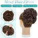 S-Noilite Thick Messy Bun Scrunchie Hair Piece - Dark Brown/Light Auburn Mix - Buy Online on GoSupps.com