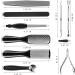 26-in-1 Professional Pedicure Tools Set - Stainless Steel Foot Care Kit for Men and Women - Foot File, Callus Remover, Travel-Friendly - Buy Online on GoSupps.com