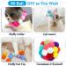 Buy Wllhyf Interactive Cat Toy Ball Launcher - Plush Shooter with 50 Pom Pom Balls for Training & Play - Perfect for Cats - Yellow - Buy Online on GoSupps.com