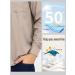 WORK IDEA Men's Sun Protection Hiking Shirt UPF 50+ UV Quick Dry Cooling Long Sleeve Fishing Shirt - Dark Beige | Size Medium - Buy Online on GoSupps.com