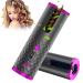 Automatic Cordless Auto Hair Curler Curling Iron with LCD Display Adjustable Timer & Temperature Portable Rotating Ceramic Barrel Curling Wand Fast Heating Hair Curler