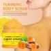 Turmeric Body Scrub Exfoliator Vitamin C Exfoliating Body Scrub Turmeric Body Exfoliator Deep Cleansing Sugar Body Scrub Salt Scrub for Remove Acne Dark Spots Hyperpigmentation 250g - Buy Online on GoSupps.com
