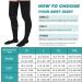 Evolyline 2 Pairs Medical Compression Stockings for Men & Women | 20-30 mmHg Thigh High Support Socks for Varicose Veins | XXL Black & Beige - Buy Online on GoSupps.com