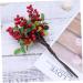 Zerodeko 10 Pcs Wedding Decoration Simulation Berry Branch Christmas Berry Pick Vases for Flowers Flower Vase Artificial Red Berry Stems Floral Plants Picks Display Blueberry Fruit Vacation Redx2pcs Size 5x2pcs - Buy Online on GoSupps.com