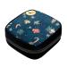 GIAPB Period Bag Sanitary Napkin Storage Bag Pad Holder for Period Makeup Pouch Cartoon Snowflake Blue Background Color2495