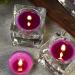 DEYBBY Lavender Scented Soy Wax Tealight Candles Bulk - Aromatherapy for Stress Relief, Relaxation | Long Lasting Clear Cup - 12 Pack - Buy Online on GoSupps.com