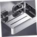 Amosfun 2pcs Soap Drain Rack Soap Holder Soap Case Holder Stainless Steel Shelf - Buy Online on GoSupps.com