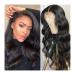 Wigs 360 HD Lace Frontal Wig Body Wave Human Hair Pre Plucked 13x4 Lace Front Wigs for Women Light Brown Lace Human Hair Wig 30 Inch Hair Extensions (Size : 150 Density 13X4 Wig Color : 12inches)