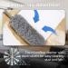 Extendable Microfiber Feather Duster - 100 inch Long Handle Dusting Tool for All-Round Home Cleaning - Gray - Buy Online on GoSupps.com