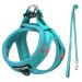 UVTQSSP Dog Harness Small Dogs with Leash Padded Puppy Harness Dog Harness Dog Harness Small Light Blue XXS XXS Light Blue