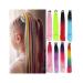 Colored Braids Hair Extensions with Elastic Rubber Bands 24" Rainbow Braided Ponytail Hairpiece Synthetic Ponytail Hair Accessories for Women Girls (Color : D3 Size : 24inches) 24inches D3