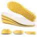Soft Breathable Height Increase Insoles Elastic Shock Absorbing Full Insoles Shoe Cushion Pads Honeycomb Replacement Inserts for Men and Women 1Pair (3 cm Height) 3 cm Men: Us 8-11