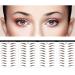 DAGEDA Brown 40 Pairs 4 PC 4D Eyebrow Transfers Stickers  Long Lasting Natural Waterproof Bionic Eyebrow Water Transfer Tattoo Eyebrow Sticker For Woman Man Makeup Tool(ZX-008) ZX-008 Brown