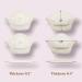CB 4-Pairs Heel Cushion Pads - Protectors for Heel Pain Relief & Blister Prevention - Perfect for Men Women & Kids - Off-White - Buy Online on GoSupps.com