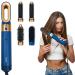 Dryze airstyler 5 in 1 curling iron hair dryer hot air brush blow-dry brush hair dryer (Vinca Blue)