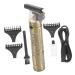 MERRYHAPY 1 Set Oil Head Scissor Buddha Head Hair Clipper Retro Hair Clipper USB Charging Razor