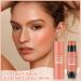 3-in-1 Cream Blush Stick - Coral Orange | Multi-Use Cheek, Lip, and Eyeshadow Makeup | Waterproof & Long Lasting with Brush - Buy Online on GoSupps.com