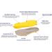 Happy Feet Gel Arch Support Orthotics for Women - Plantar Fasciitis Relief - Size 6-9 - Buy Online on GoSupps.com