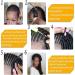 Buy Ombre Lichen Faux Locs with Curly Ends - 16 Inch Synthetic Crochet Dreadlocks (3 Packs) - Natural Black Hair Extensions for Stunning Styles - Buy Online on GoSupps.com