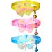 Cat neck band 3 pieces of collar cat with safety lock cats collar CAT collar adjustable 19-32 cm cats collar cute kitten collars for pets cats and puppies