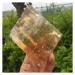 Natural Crystal Rough Natural Dark Yellow Calcite Rough Stone Mineral Reiki Healing Gemstone Crystal for Home Decor