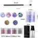 10 Colors Holographic Makeup Glitter Set - Chunky Face & Body Gel for Raves & Festivals - Buy Online on GoSupps.com
