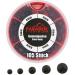 Paradox fishing rubber pearls set 3mm-8mm i 105 pieces i rubber pearls fishing stopper pearl for fishing pearl fishing accessories-perfect with rubber buttopper fishing