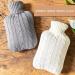 MAIES Hot Water Bottle with Removable Knitted Cover - Large Washable & Cold-Proof for Winter Comfort | International Shipping Available - Buy Online on GoSupps.com
