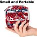 Buy Merry Christmas Reindeer Menstruation Pad Bag with Zipper - Stylish Women's Napkin & Tampon Organizer for Girls | International Shipping Available - Buy Online on GoSupps.com