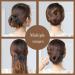 Buy 3 PCs Tortoise Hair Clips for Women & Girls - Slipproof Elegant Hair Accessories in Black Brown Coffee - Buy Online on GoSupps.com