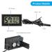 RUIZHI 2 Pack Mini Digital Hygrometer Thermometer Temperature Humidity Thermometers with Gauge Meter Probe for Reptile Aquarium Greenhouse Office - Buy Online on GoSupps.com