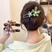 Retro Flower Duckbill and Straight Clip Vintage Flower Non Slip Hair Duckbill Hair Clips Crystal Flower Braided Hair Clips Hair Clips Bun Hair Accessories 3pcs Brown - Buy Online on GoSupps.com