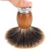 Professional Portable Ergonomic Razor Brush | Elegant Composite Wood Shaving Brush for Men | Ideal for Beard Care & Salon Use - Buy Online on GoSupps.com