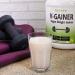 Nutri + Carbohydrate Protein Powder 2000g with Strawberry Cream Taste - Weight Gainer Vegan for Weight Gain - Nutri-Plus V-Gainer Mass - Buy Online on GoSupps.com