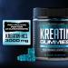 Demon Labz High-Dose Creatine Gummy Bears - 3000mg Creatine HCL Vegan Lab Tested Blue Raspberry Flavor - 90 Gummies - Buy Online on GoSupps.com