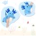 Soft Axolotl Plush Pillow Stuffed Animal Toy - 19.6 inch Blue - Cute Hugging Doll for Boys and Girls - Children's Day/Valentine Gift - Buy Online on GoSupps.com
