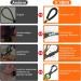 X Ben Tow Lines for Dogs - 30m Thick Dog Leash with Padded Handle | Training Leash for Small & Medium Dogs | Lockable Carabiner | Apple Green - Buy Online on GoSupps.com