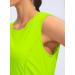YYV Women's Sleeveless Workout Tank Top | Lightweight Loose Fit Athletic Shirt for Running, Tennis, Yoga | Yellow Green - Size Medium - Buy Online on GoSupps.com