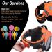 Vivaglory Ripstop Dog Life Jacket | Superior Buoyancy, Rescue Handle | Bright Orange, Size L 26-31 - Buy Online on GoSupps.com