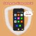FFTROC Silicone Smart Phone Teething Toy for Babies 6-12 Months - Black - Buy Online on GoSupps.com