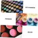 Ipetboom 2pcs Diy Eyeshadow Palette Black Eyeshadow Makeup Pallete Face Blusher Plate Travel Foundation Girl 15x10x0.80cmx2pcs Blackx2pcs - Buy Online on GoSupps.com