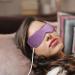 Heated Eye Mask with Detachable Flaxseed Fillings - USB Heating Compress for Dry, Tired, Puffy Eyes - Dark Circle, Blepharitis, Stye Relief in Purple - Buy Online on GoSupps.com